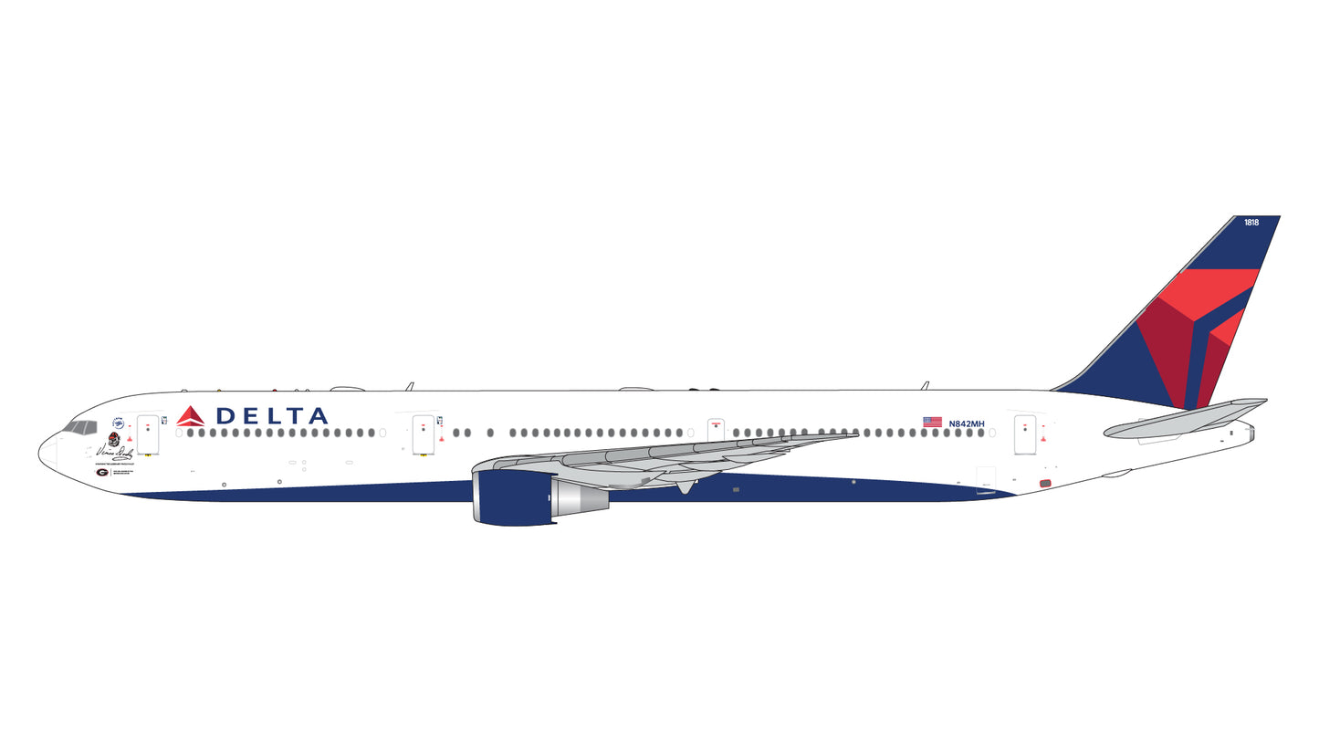 *PREORDER* 1/400 Delta Air Lines B767-400ER N842MH “Vince Dooley” Gemini GJDAL2153