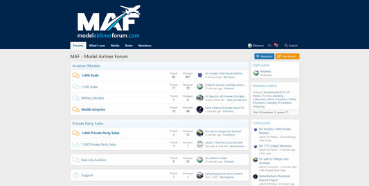 Announcing the all new Model Airliner Forum (MAF) w/ Yesterday'sAirlines & RedRiverAviation! JOIN TODAY