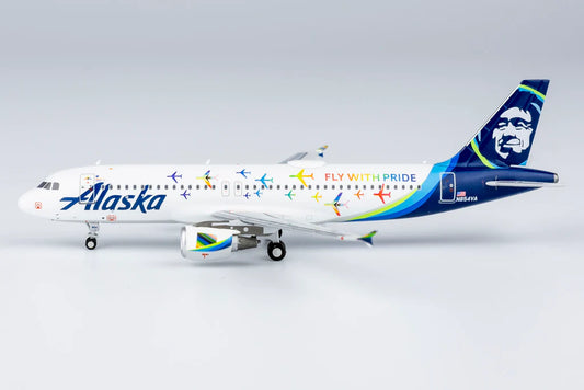 1/400 ALASKA AIRLINES AIRBUS A320 N854VA PRIDE NG MODEL 15018
