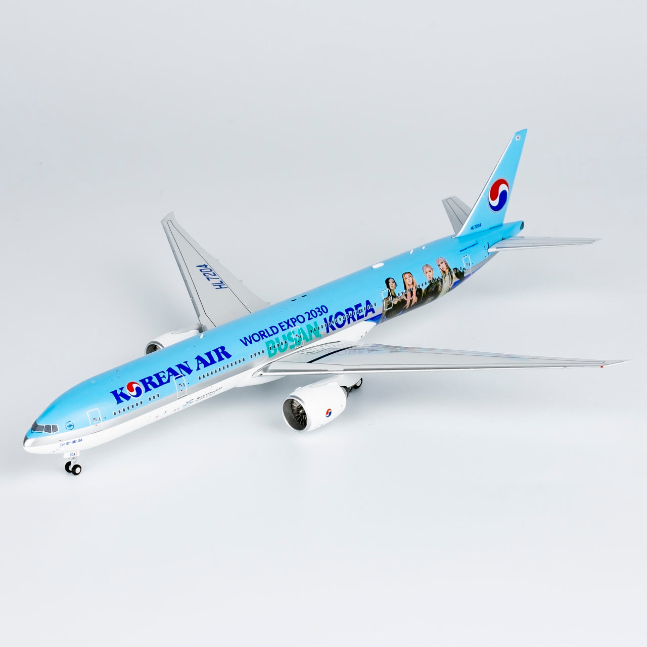 1/400 Korean Air 777-300ER Special livery for bidding World Expo 2030 Busan(BLACKPINK) livery NG 73056