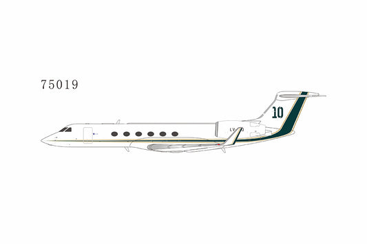 * 1/200 Private Gulfstream G-V LV-IRQ (Lionel Messi's Private Jet with No.10 on the tail) NG Models 75019