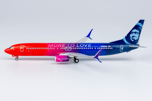 * 1/400 Alaska Airlines 737-900ER/w N493AS (More To Love cs; with scimitar winglets; with hybrid engines) NG 79025