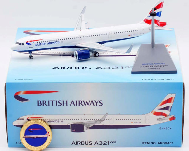 *1/200 British Airways A321neo G-NEOX Inflight ARDBA57 – Midwest Model ...