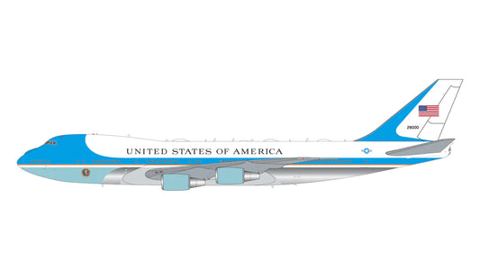Preorder  *1/200 United States "Air Force One" VC-25 (B747-200) 82-8000 (New Antennas) Gemini G2AFO1204