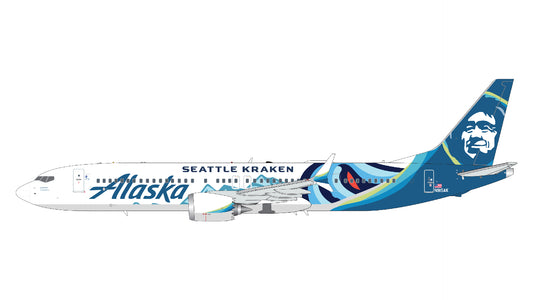 * 1/200 Alaska Airlines B737 MAX 9 N915AK “Seattle Kraken” livery Gemini G2ASA1219