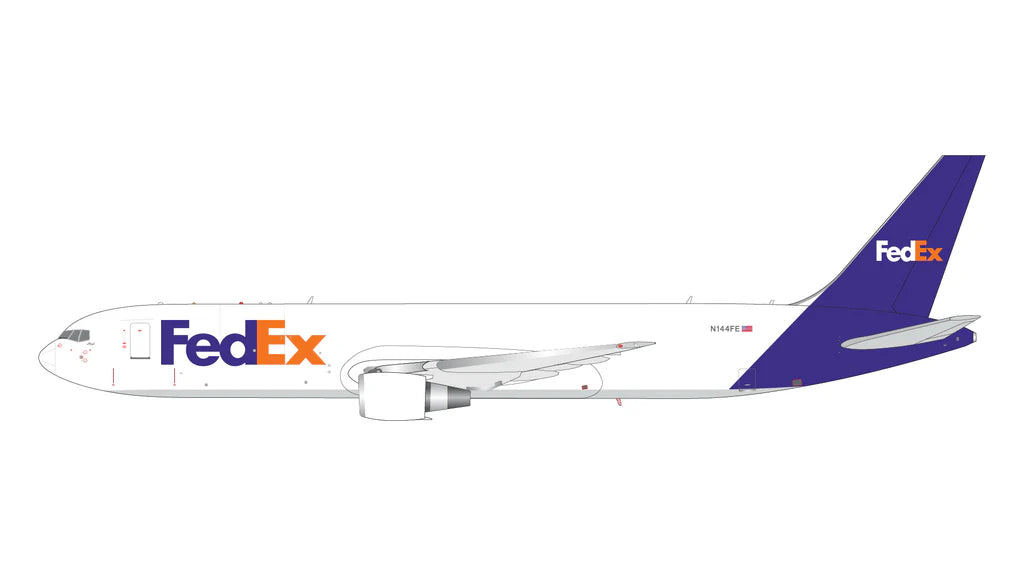 *1/200 FEDEX BOEING 767-300F N144FE (NEW LIVERY) Gemini Jets G2FDX1377