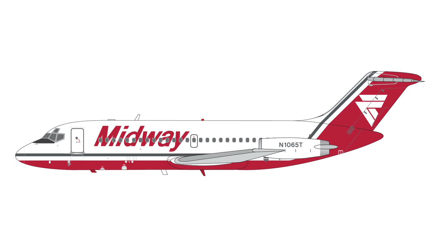 *1/200 Midway Airlines DC-9-15 N1065T Gemini Jets G2MID1190