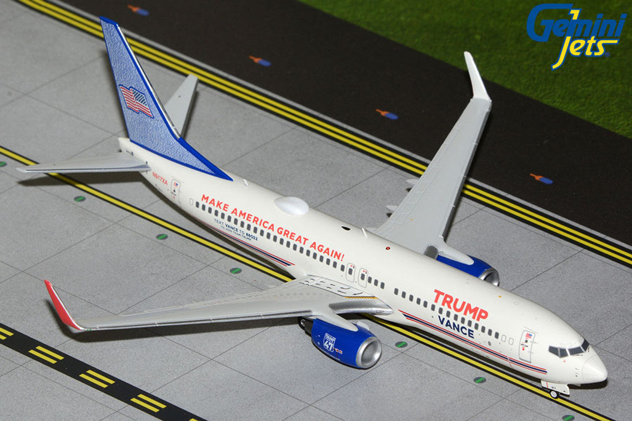 1:200 Trump / Vance Boeing 737-800 N917XA Presidental Campaign Jet G2TRU1372