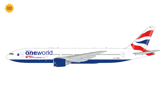 *1/400 British Airways B777-200ER G-YMMR “oneworld” livery (Flaps Down)  Gemini GJBAW2194F