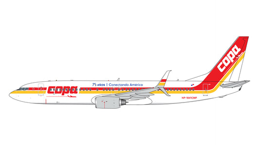 * 1/400 Copa Airlines B737-800S HP-1841CMP (75th anniversary retro livery) Gemini Jets GJCMP2180
