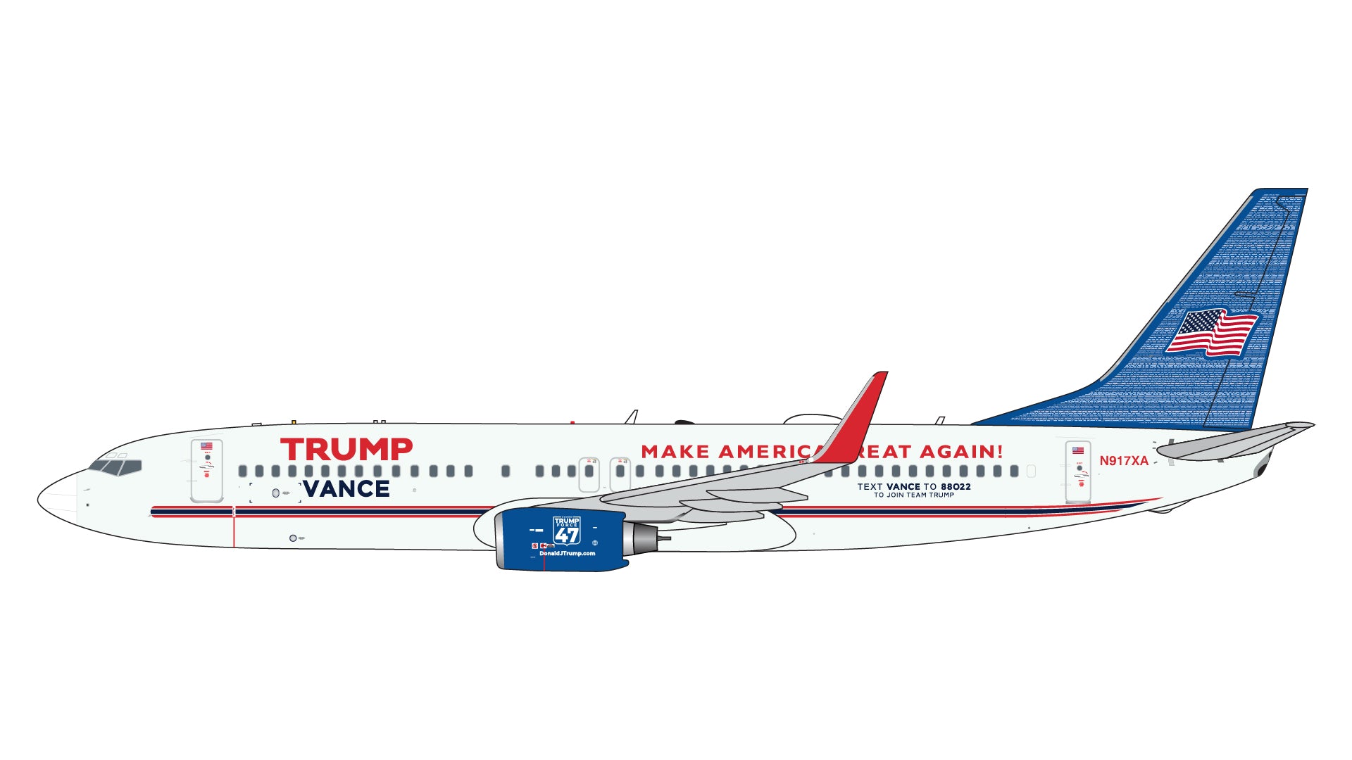 1/400 Eastern Air Express B737-800W  Gemini GJTRU2306