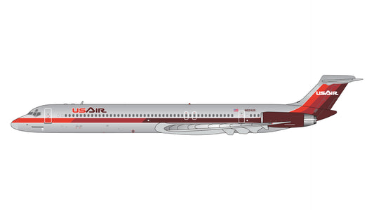* 1/400 USAir MD-80 N824US (1980s livery: triple red/polished) Gemin GJUSA1163