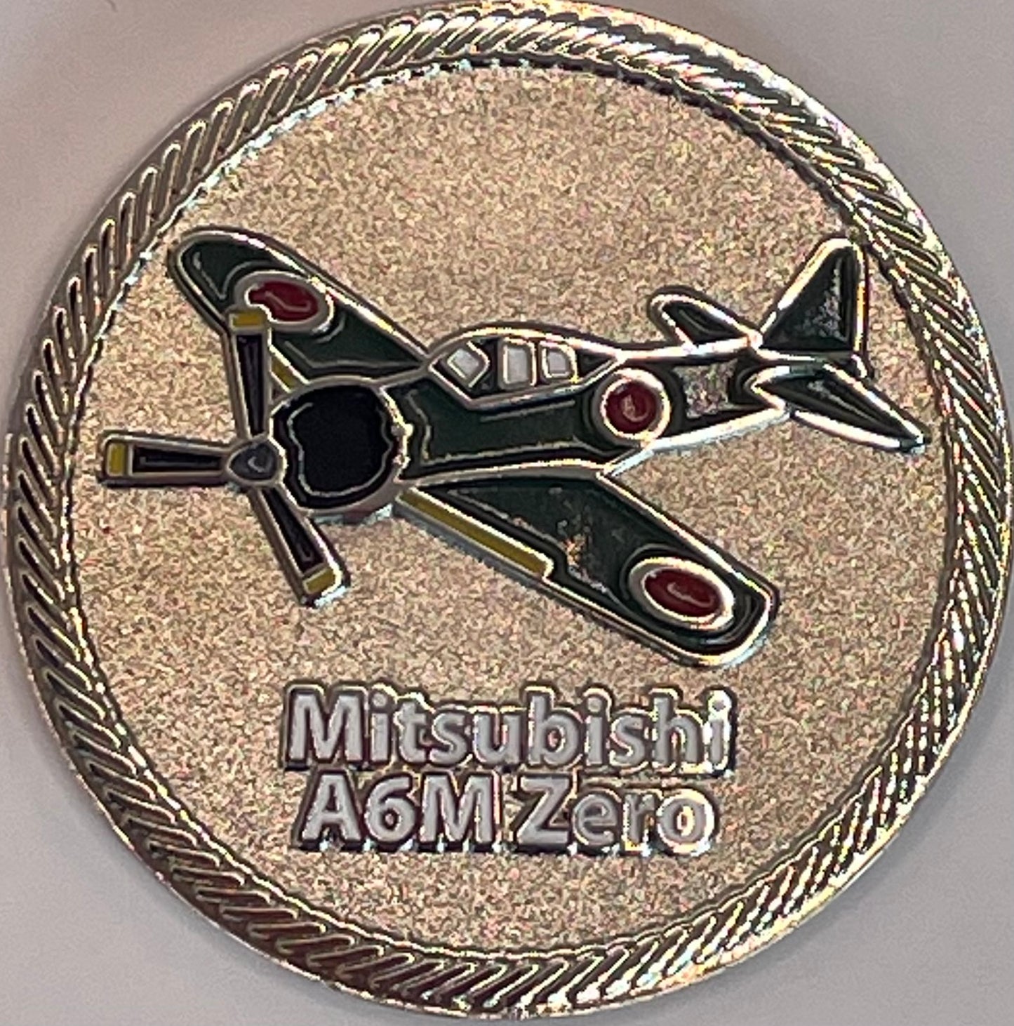 Exclusive Mitsubishi A6M Zero Challenge Coin