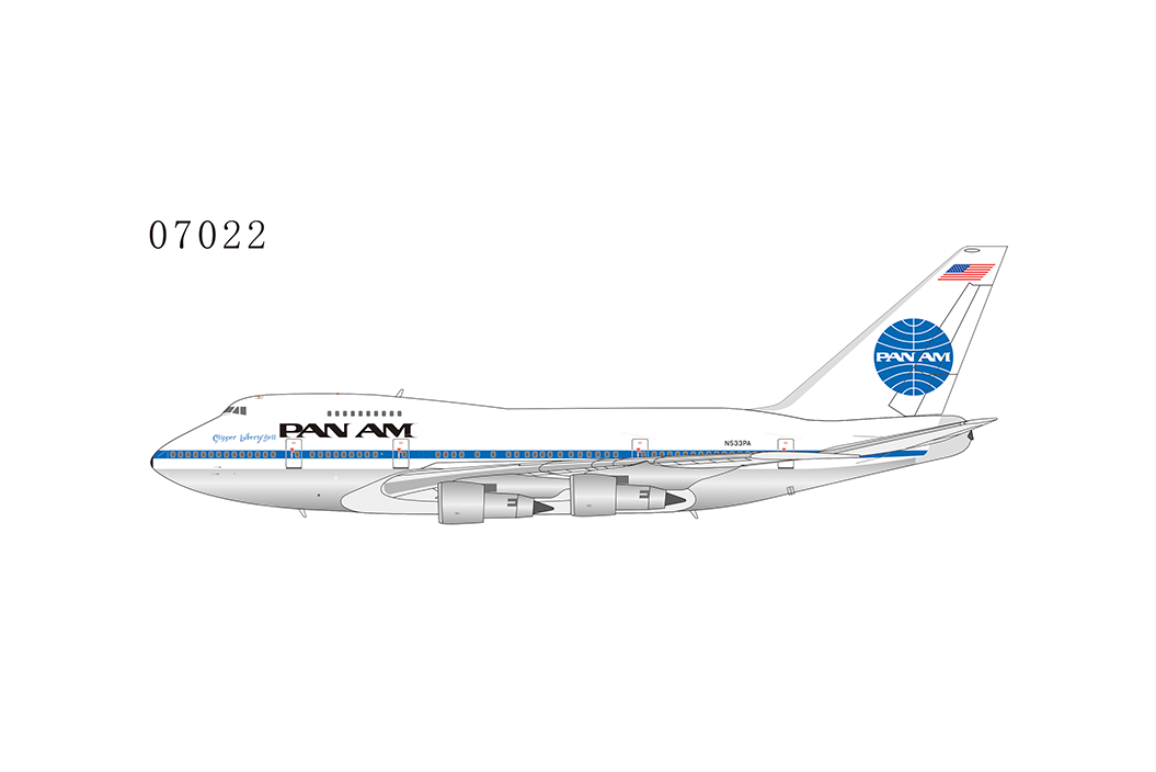 *1/400 Pan Am B 747SP "Clipper Liberty Bell" NG Models 07022