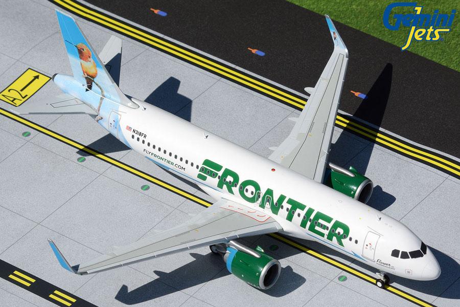 1/200 Frontier Airlines A320neo Gemini Jets G2FFT897 - Midwest Model Store