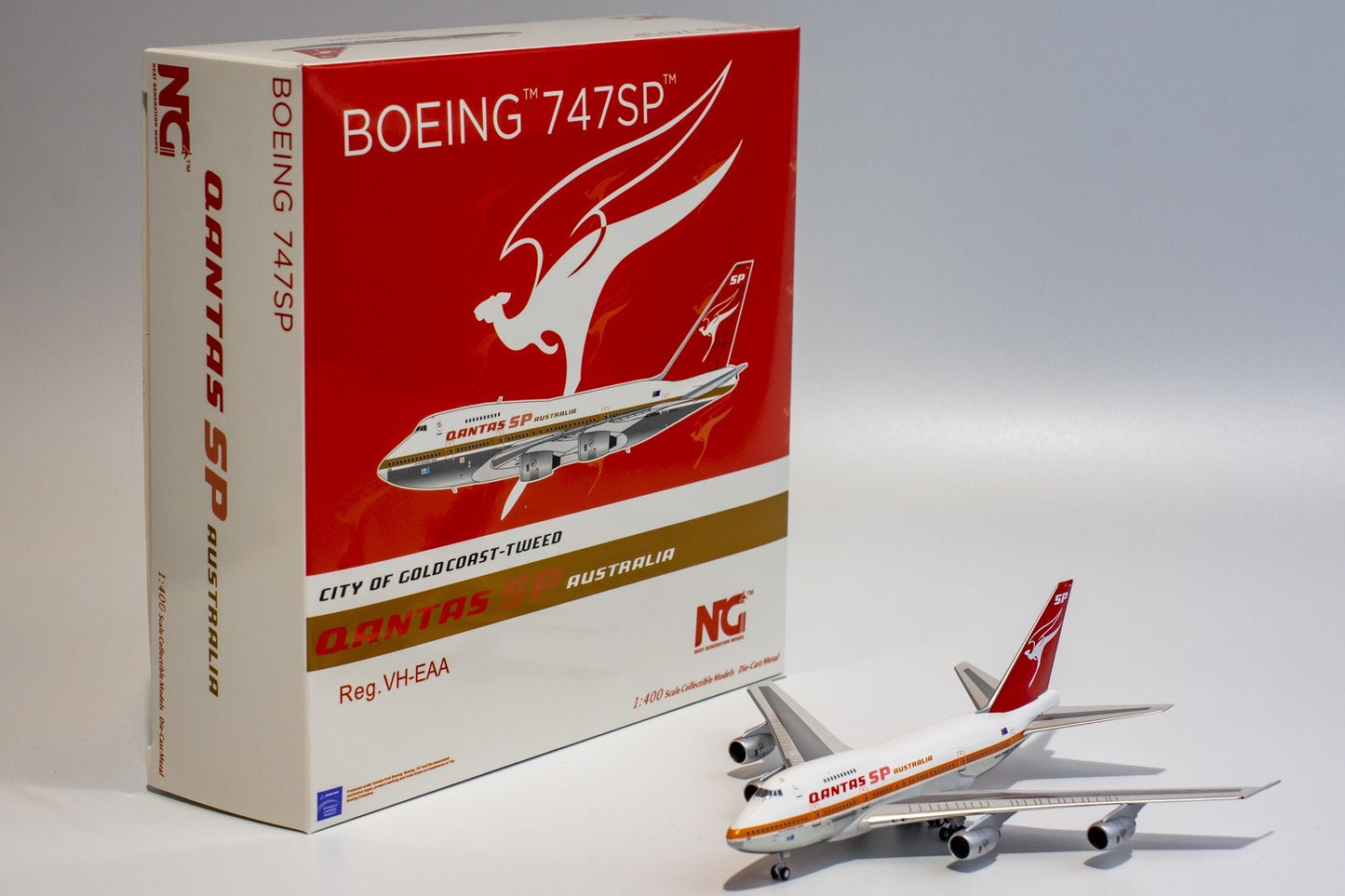 1/400 Qantas B 747SP "City of Gold Coast/Tweed" NG Models 07009 - Midwest Model Store