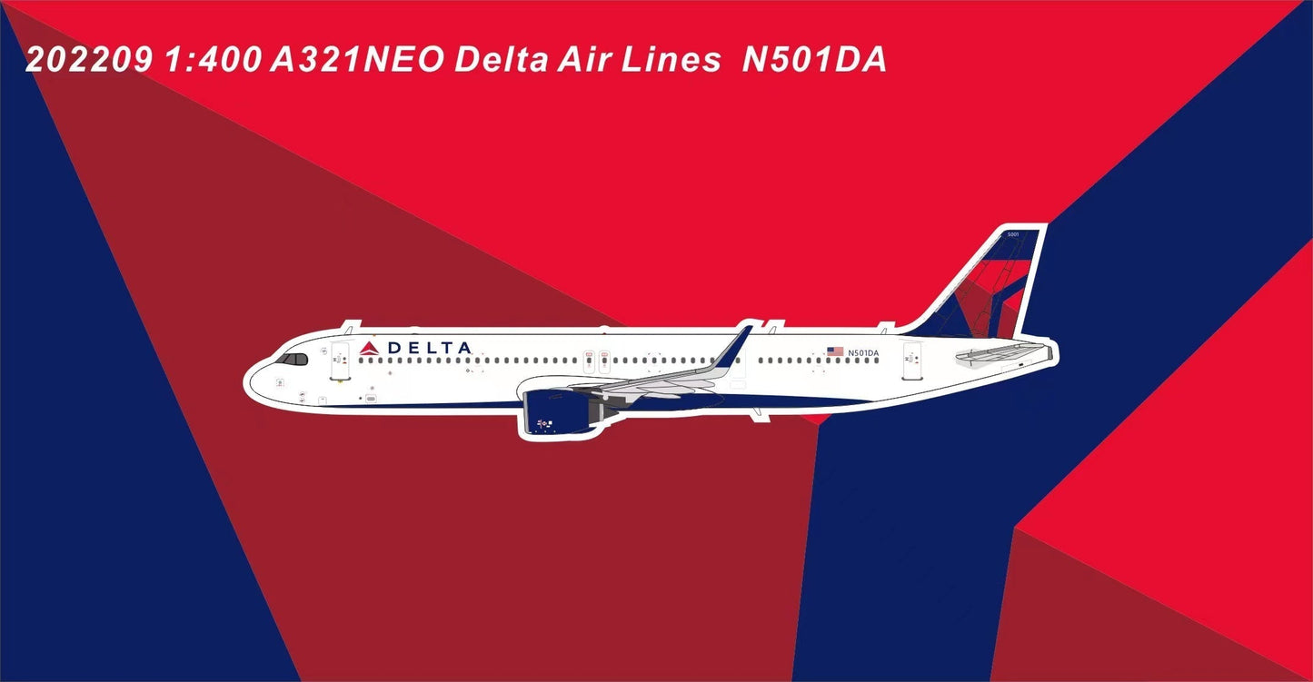 1/400 Delta Airlines A321neo Panda Models 202209s/d1 *Defective model*