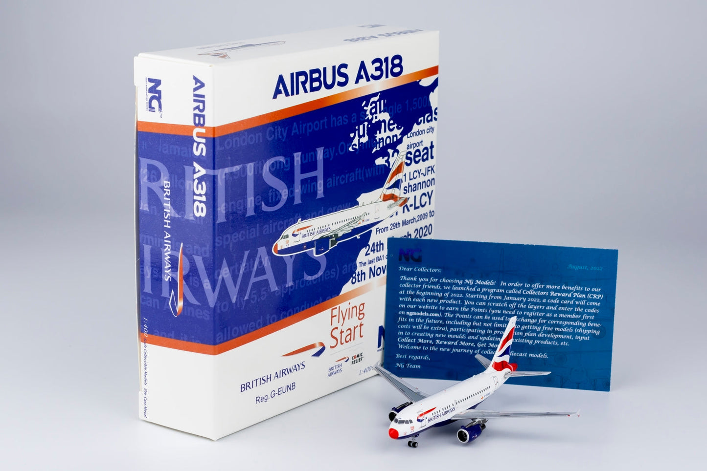 1/400 British Airways A318-100 "Red Nose" NG Models 48002