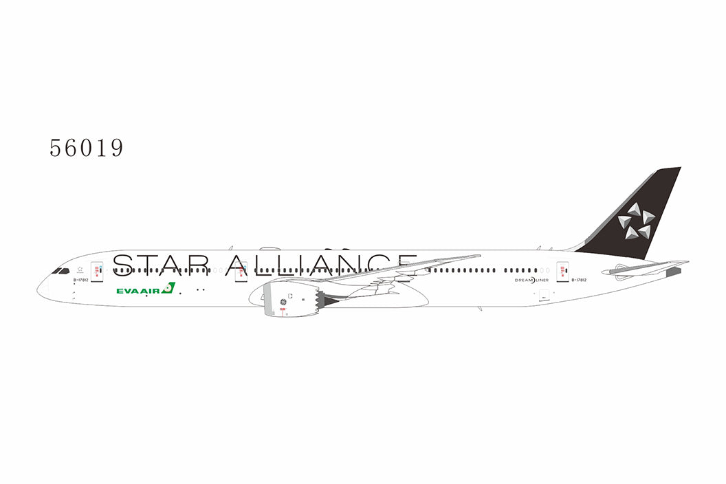 * 1/400 EVA Air B 787-10 Dreamliner "Star Alliance" NG Models 56019