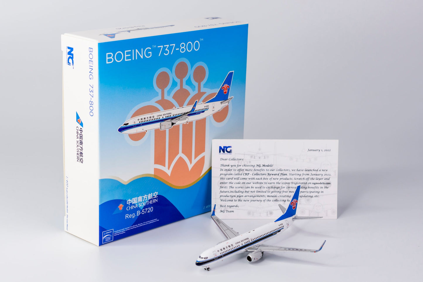 *1/400 China Southern Airlines B 737-800/w NG Models 58116