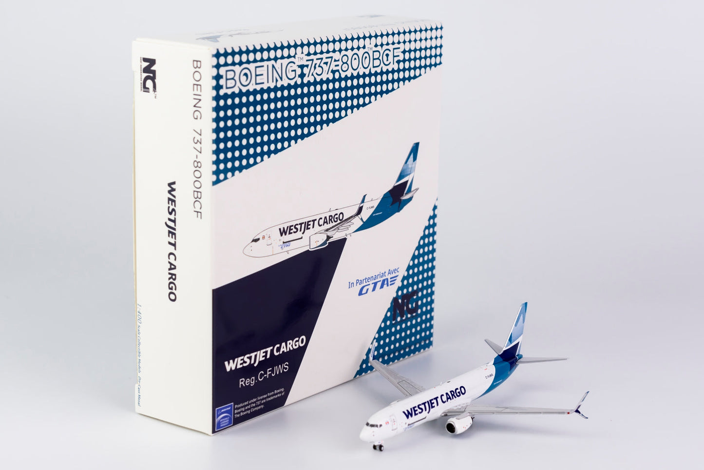 *1/400 Westjet Cargo B 737-800BCF/w NG Models 58139