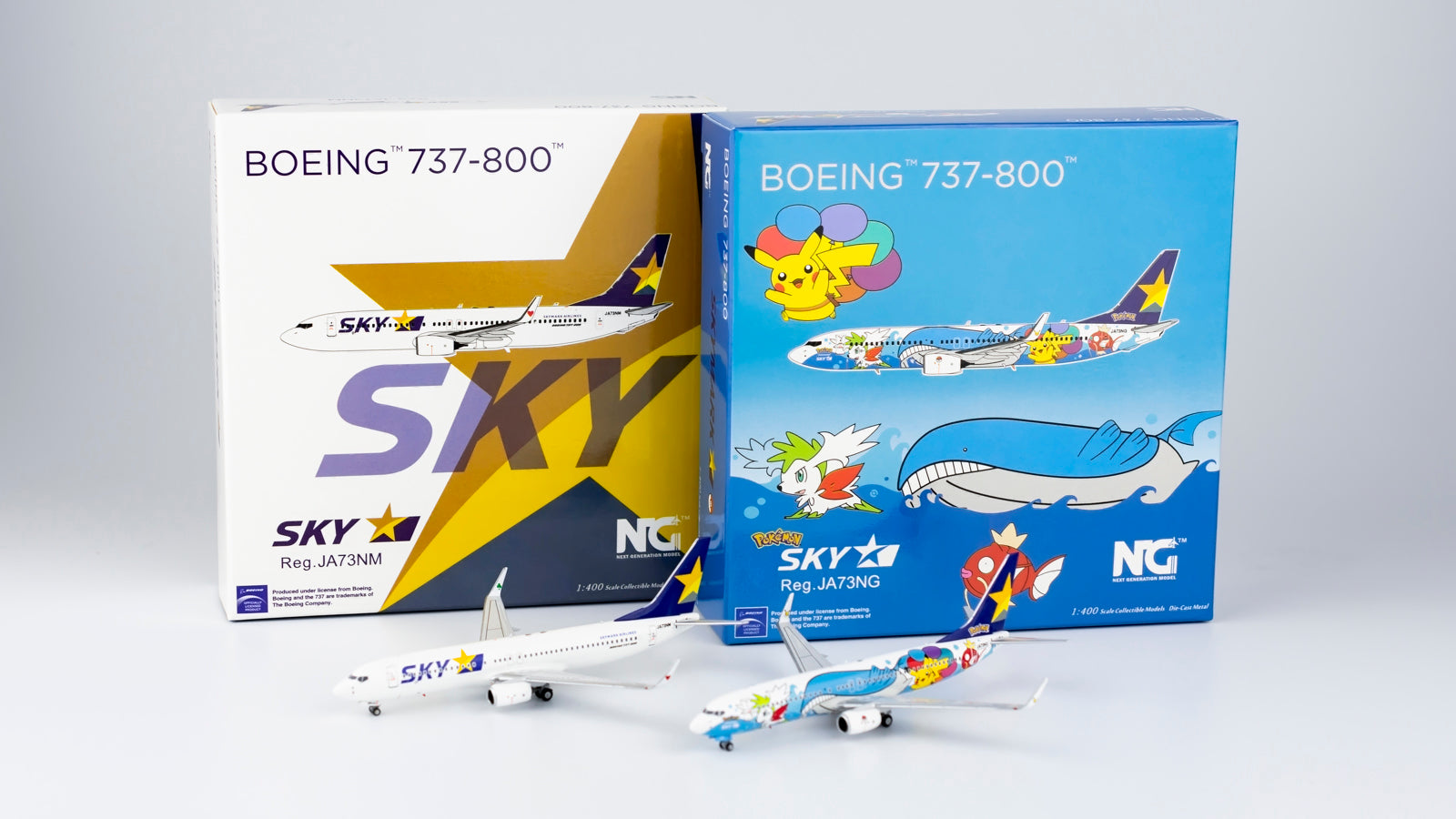 スカイマーク B737-800 ポケモン塗装 1/400 NG Models-