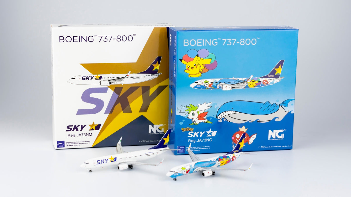 Backorder 1/400 Skymark Airlines B 737-800/w "New Pokemon #2 Livery" NG Models 58140
