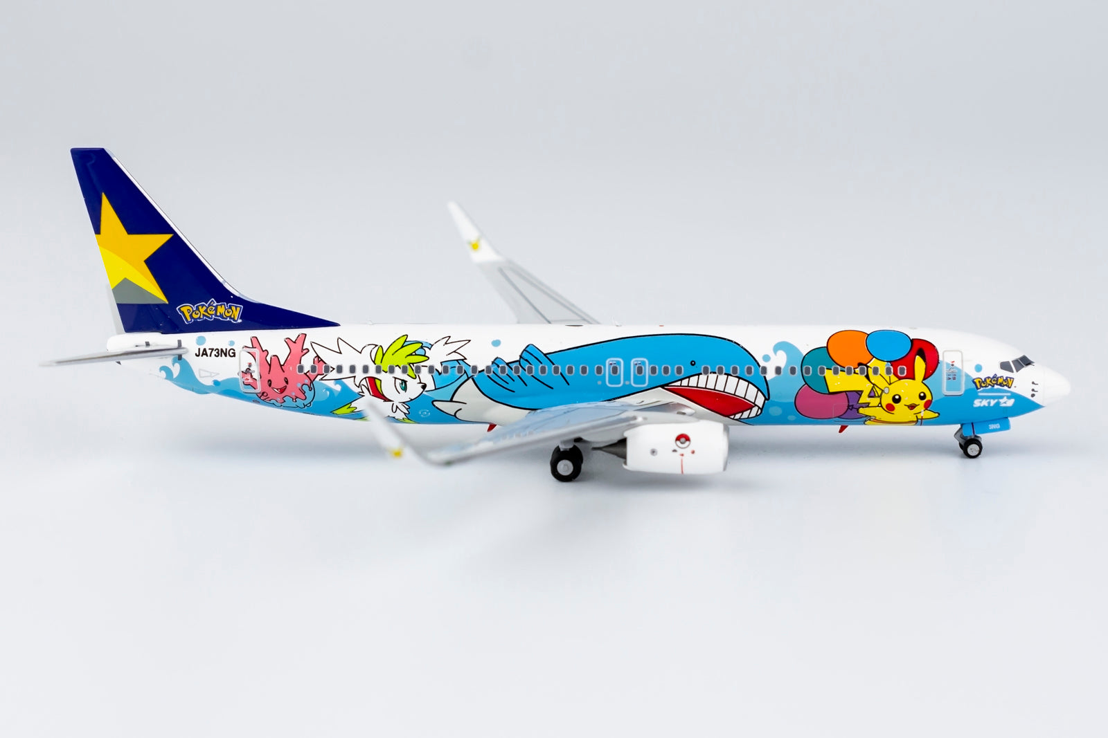 高価値 スカイマーク Models NG 1/400 ポケモン塗装 B737-800 航空機