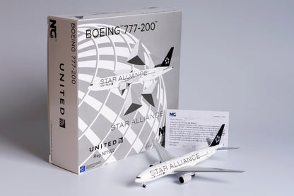 1/400 United Airlines B 777-200ER "Star Alliance Livery" NG Models 72001s/d2  *Defective model*