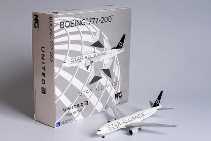 1/400 United Airlines B 777-200ER "Star Alliance Livery" NG Models 72001s/d1  *Defective model*