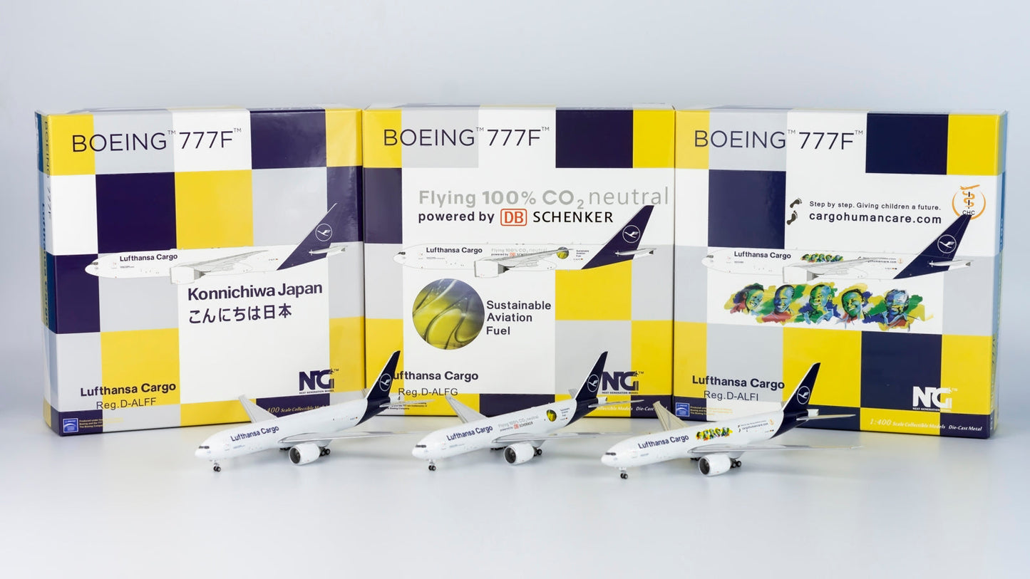 * 1/400 Lufthansa Cargo B 777F "Flying 100% CO₂ neutral" NG Models 72006