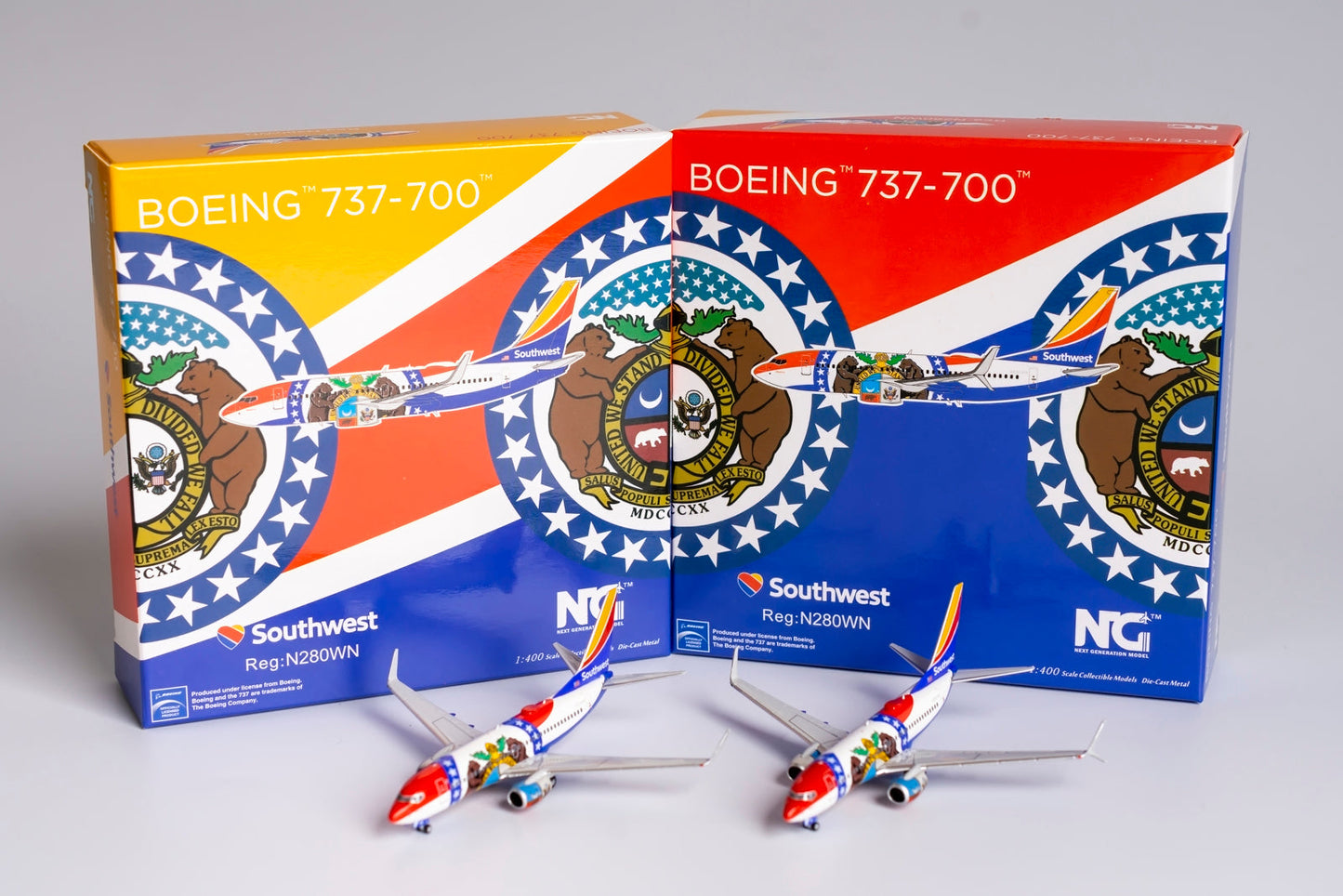 *1/400 Southwest Airlines B 737-700/w "Missouri One" NG Models 77015