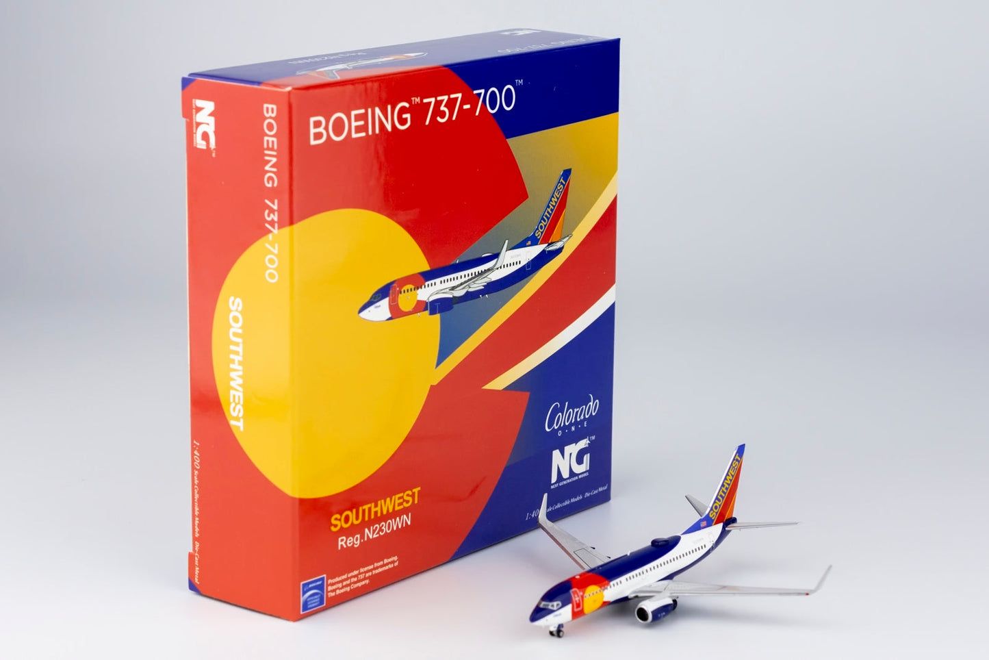 1/400 Southwest Airlines B 737-700/w "Colorado One/Canyon Blue" NG Models 77020