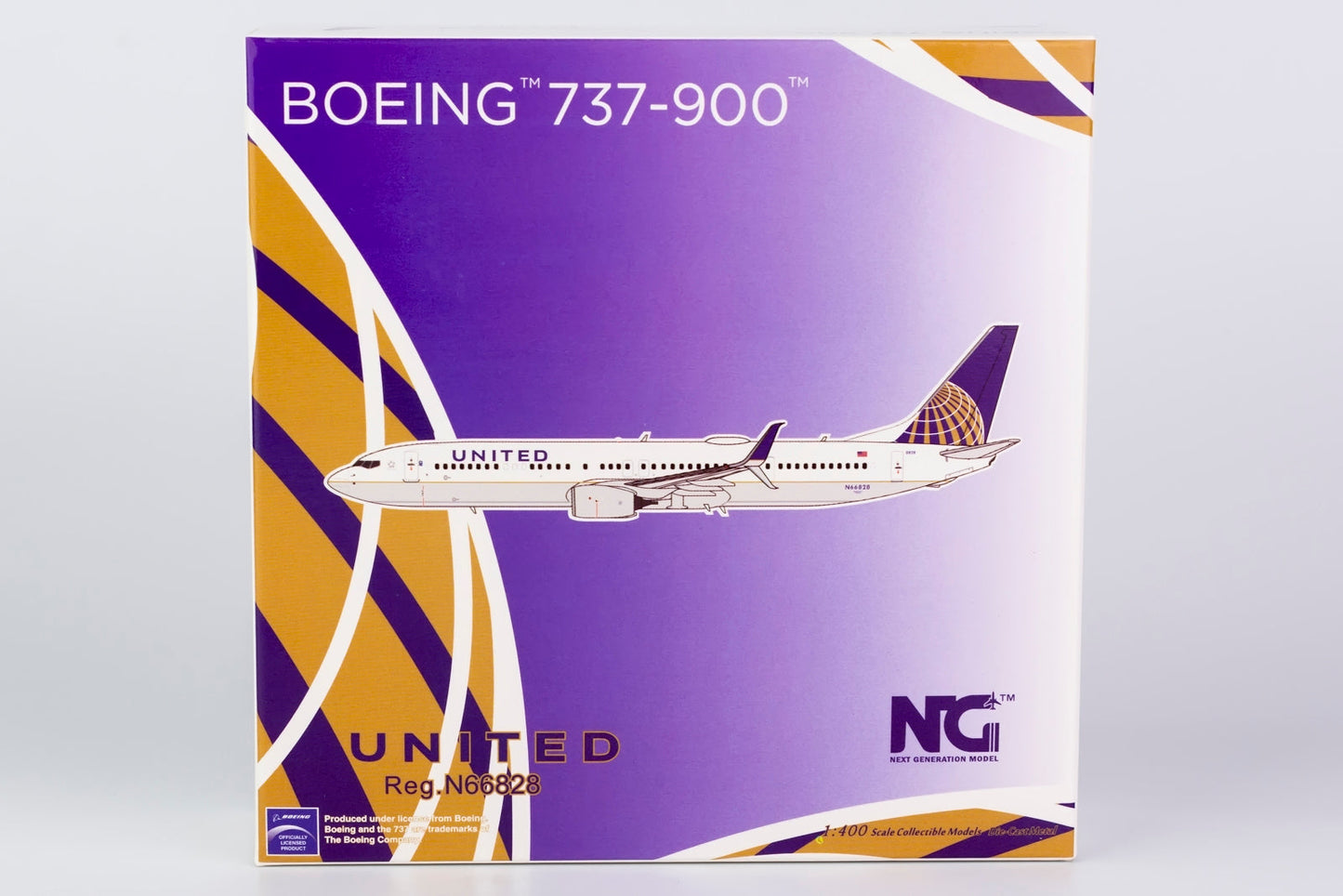 1/400 United Airlines B 737-900ER/w NG Models 79008s/d1 *Defective model*