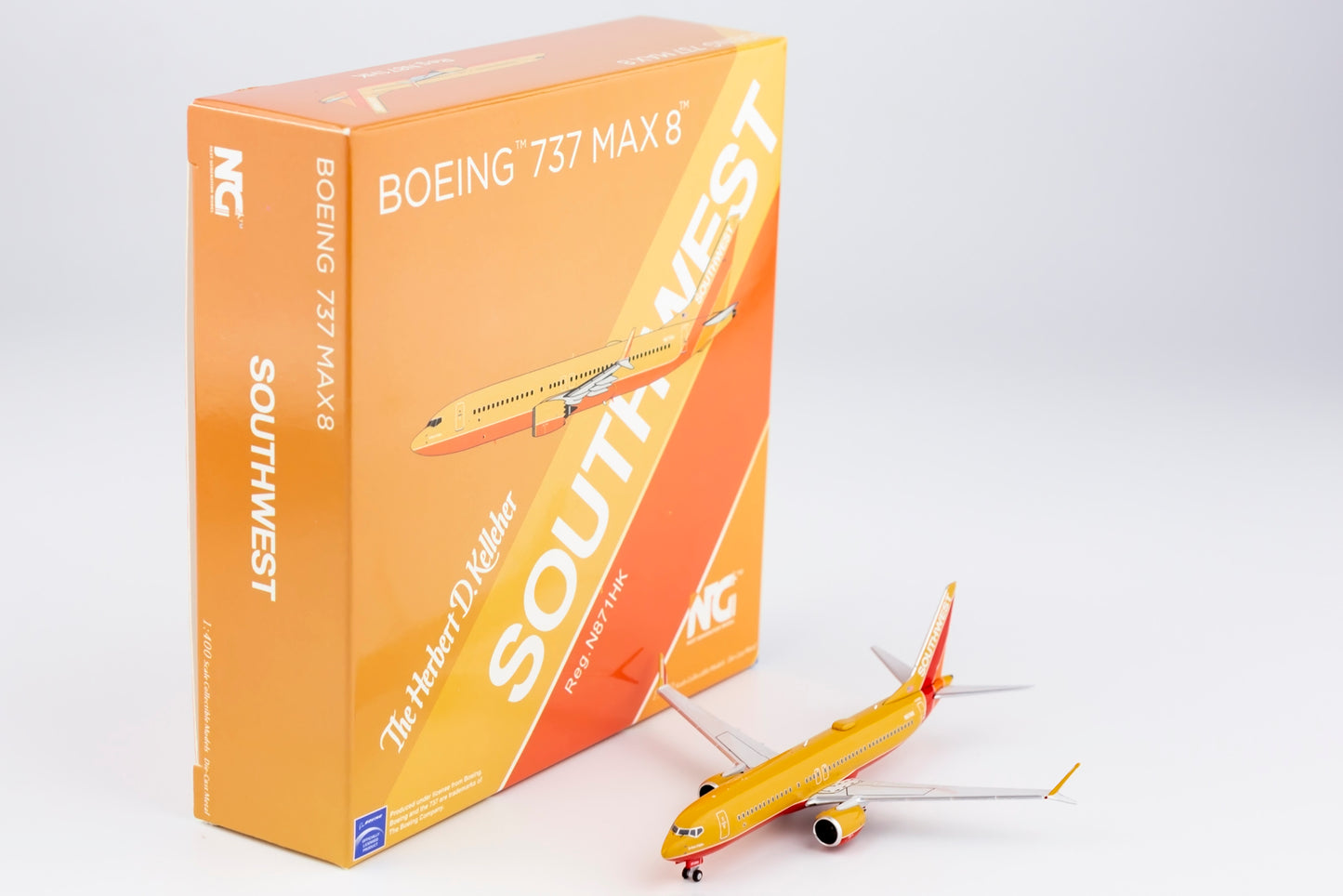 *1/400 Southwest Airlines B 737 MAX 8 "Desert Gold Retro" NG Models 88001