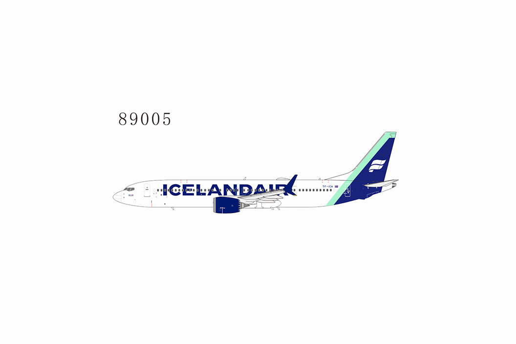 *1/400 Icelandair B 737 MAX 9 "Boreal Blue" NG Models 89005