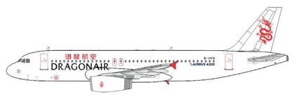 *1/400 Dragonair A320 “Last Landing in Kai Tak” Miniature Models M4KA320A