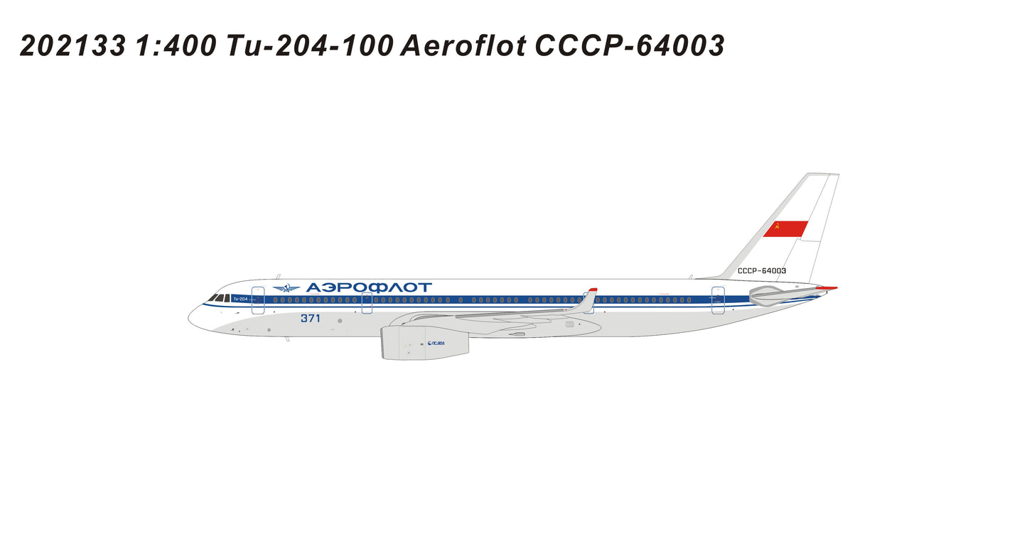 1/400 Aeroflot Tu204-100 Panda Models 202133