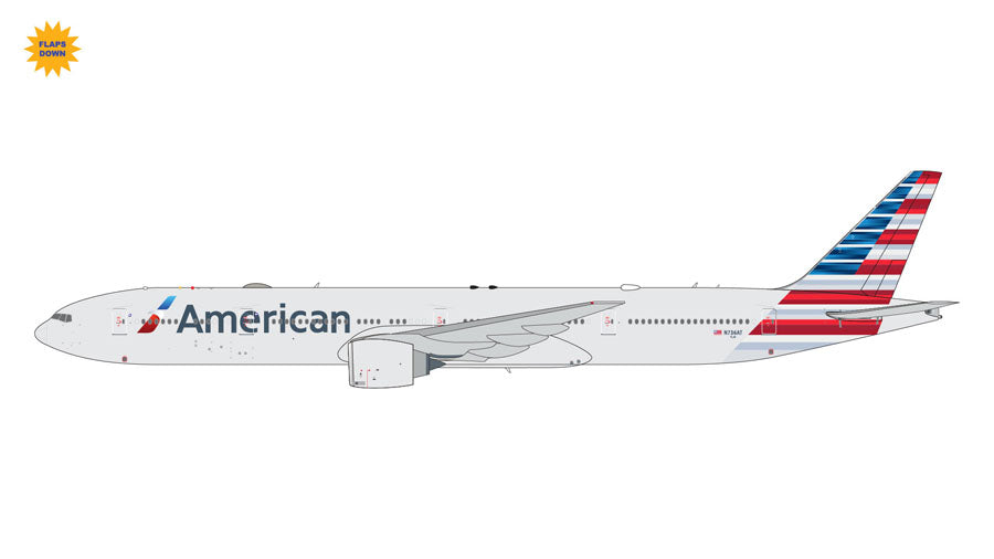 *1/400 American Airlines B 777-300ER *Flaps Down* Gemini Jets GJAAL2069F