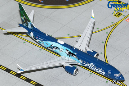 1/400 Alaska Airlines B 737 MAX 9 "West Coast Wonders" Gemini Jets GJASA2078