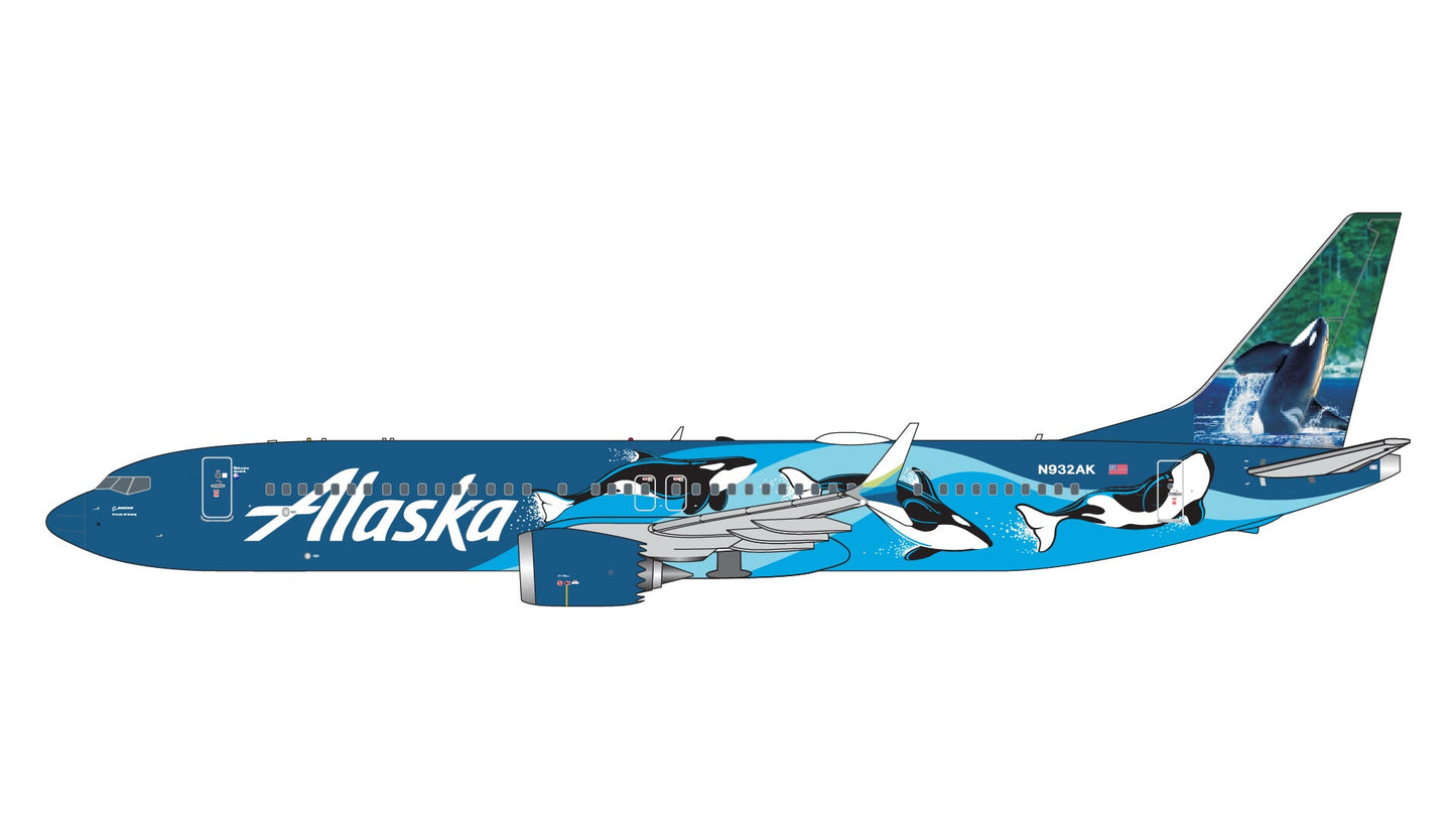 1/400 Alaska Airlines B 737 MAX 9 "West Coast Wonders" Gemini Jets GJASA2078