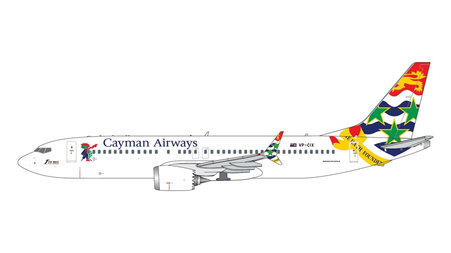 1/400 Cayman Airways B 737 MAX 8 Gemini Jets GJCAY1878