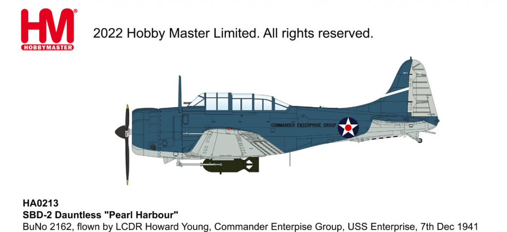 *1/32 US Navy SBD-2 Dauntless Hobby Master HA0213