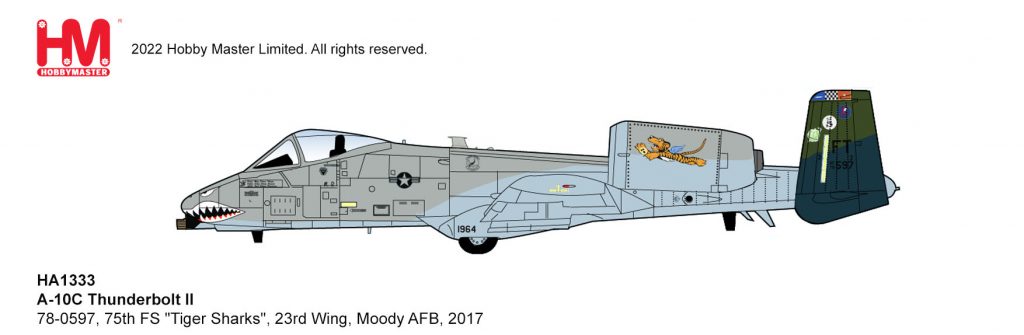 1/72 US Air Force A-10C Thunderbolt Hobby Master HA1333