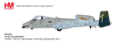 1/72 US Air Force A-10C Thunderbolt Hobby Master HA1333