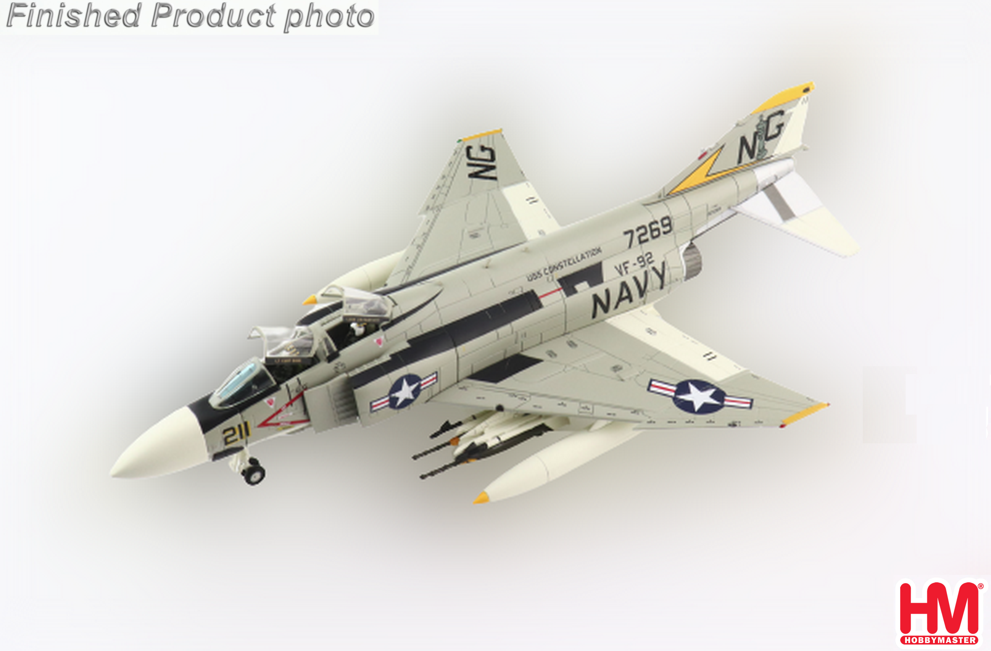 人気定番2024HMホビーマスター HA19033 F-4J Phantom ll 1:72　ファントム　ミグ　キラー 軍用機