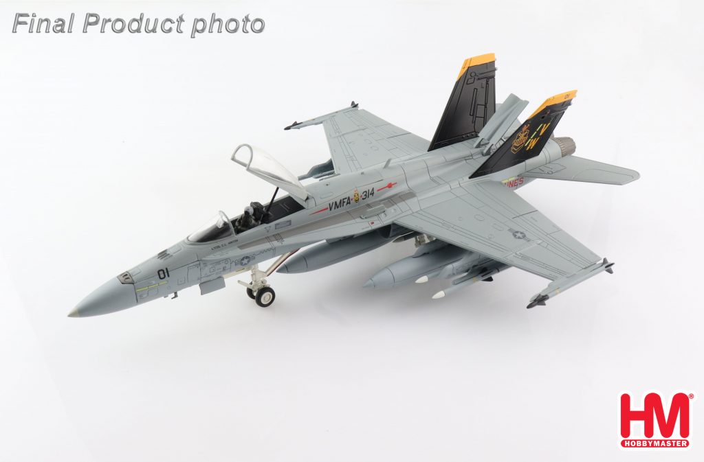 1/72 US Marine Corps F/A-18A Hornet VMFA-314 2019 Hobby Master HA3562