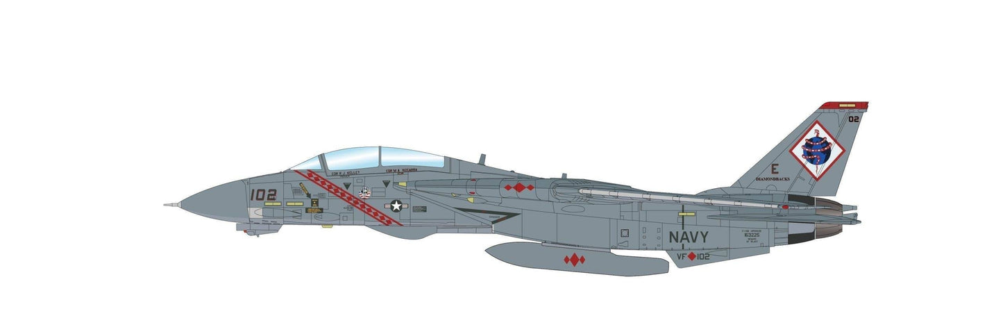 *1/72 US Navy F-14B Tomcat VF-102 Diamondbacks Operation Enduring Freedom 2002 Hobby Master HA5250