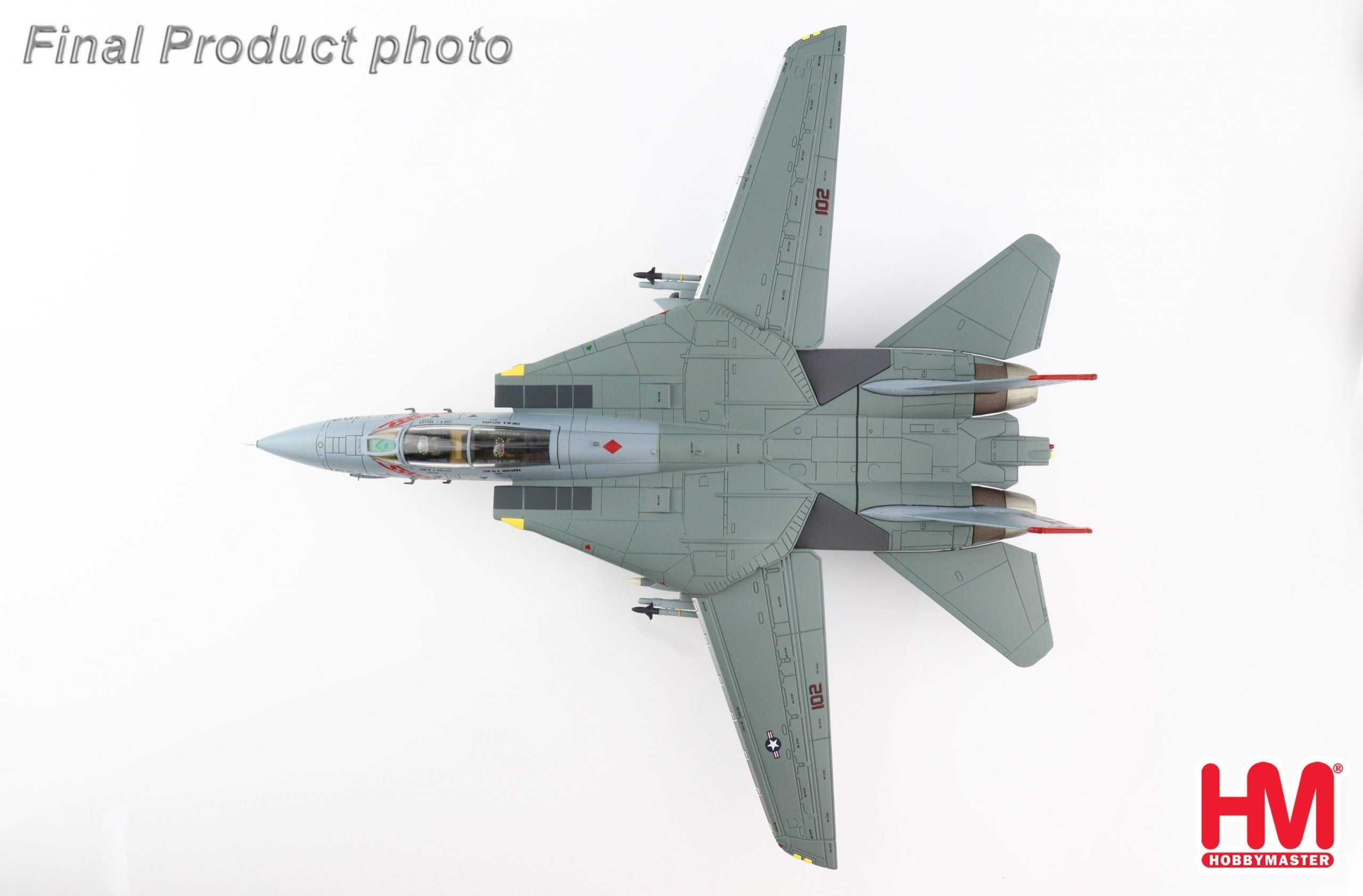 全新品ホビーマスター 1/72 F-14B トムキャット VF-102 ダイヤモンドバックス 2002 (HA5250) 軍用機