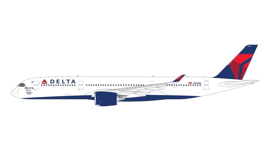 * 1/400 Delta Airlines A350-900 "The Delta Spirit" Gemini Jets GJDAL2001